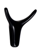 Крючок мебельный CAPPIO OX, двухрожковый, цвет черный - Фото 1