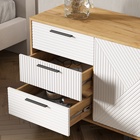 Комод для вещей «Флэш», с ящиками, 1502×426×730 мм, цвет браш вайт МДФ/дуб крафт - Фото 4