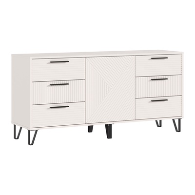 Комод с ящиками «Флэш», 1502×426×730 мм, цвет кашемир МДФ/кашемир