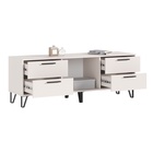 Тумба под ТВ «Флэш», с ящиками, 1502×426×542 мм, цвет кашемир МДФ/кашемир - Фото 2