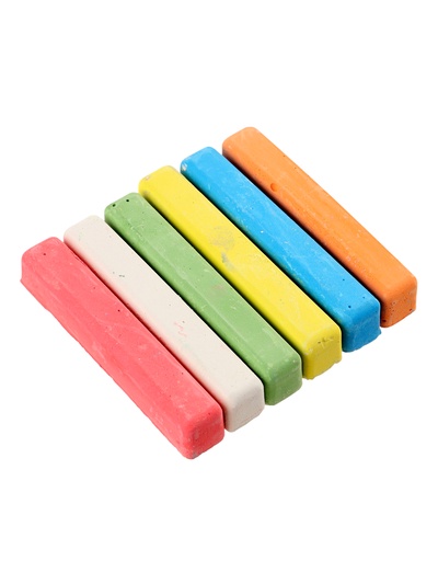 Мелки цветные «Лунтик» 6 шт., 1.2×1.2 см