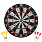 УЦЕНКА Набор для игры в дартс, мишень 15" (36,5 см) + 6 дротиков, - Фото 4