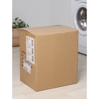 УЦЕНКА Корзина для белья Доляна «Плетение», с крышкой, 46×34×50 см, серая - Фото 9