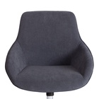 Кресло офисное для оператора DUBLIN, на колёсиках, вельвет, цвет графит - Фото 5