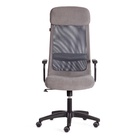 Кресло офисное для оператора PROFIT (мп), на колёсиках, флок/ткань, цвет серый - Фото 1