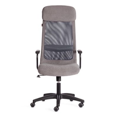 Кресло офисное для оператора PROFIT (мп), на колёсиках, флок/ткань, цвет серый