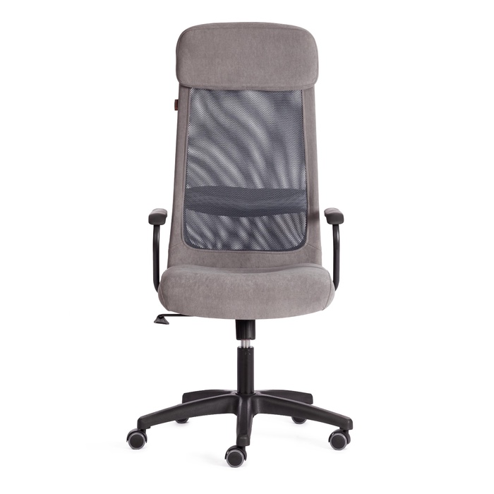 Кресло офисное для оператора PROFIT (мп), на колёсиках, флок/ткань, цвет серый - Фото 1