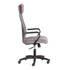 Кресло офисное для оператора PROFIT (мп), на колёсиках, флок/ткань, цвет серый - Фото 3