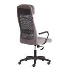 Кресло офисное для оператора PROFIT (мп), на колёсиках, флок/ткань, цвет серый - Фото 4