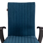 Кресло для оператора SPARK, флок, синий - фото 119642054