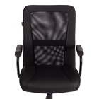 Кресло офисное для оператора STAFF, на колёсиках, экокожа/ткань, цвет чёрный - Фото 5