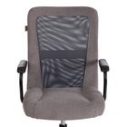 Кресло для оператора STAFF, флок/ткань, цвет серый - Фото 5