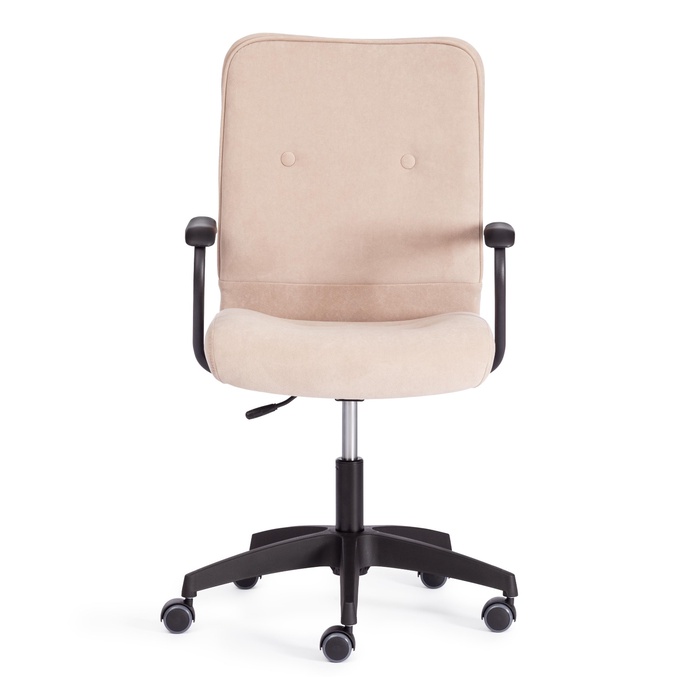 Кресло офисное для оператора WIND, на колёсиках, флок, цвет бежевый - Фото 1
