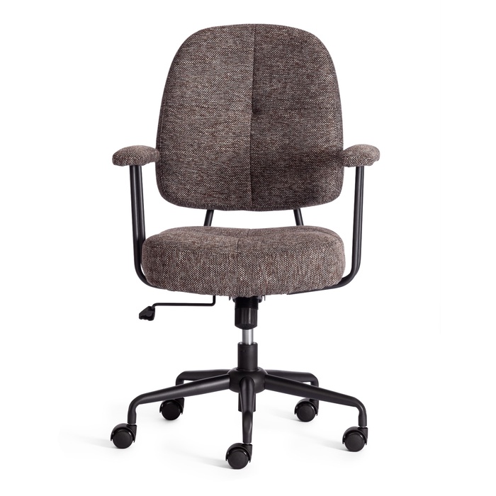 Кресло офисное для оператора CITY - LOW, на колёсиках, ткань, цвет коричневый - Фото 1