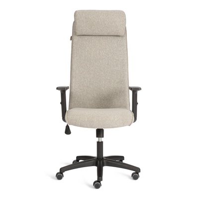 Кресло офисное для оператора PRAGMATIC PLT, на колёсиках, ткань, цвет серо - бежевый