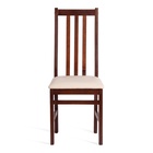 Стул SWEDEN, многослойный березовый шпон, cappuchino/велюр бежевый - Фото 5