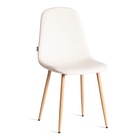 Стул мягкий для кухни BREEZE JSC–58, обивка велюр, цвет светло–бежевый) HLR1 /натуральный  (артикул 10845218)  большой выбор товаров оптом и в розницу по низким ценам с доставкой