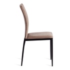 Стул CAPRI (mod. BC565-DC), металл, флок, Beige (бежевый) HLR8 / черный 10845224 - фото 608304