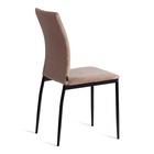Стул CAPRI (mod. BC565-DC), металл, флок, Beige (бежевый) HLR8 / черный 10845224 - фото 608305
