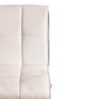 Стул барный BARBER, 430×500×920 мм, металл/экокожа, цвет белый/чёрный/хром - Фото 5