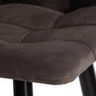 Стул барный CHILLY 7095, ткань, цвет barkhat 14(тёмно - серый)/чёрный - Фото 5