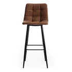 Стул барный CHILLY 7095, ткань, цвет barkhat 12 (коричневый)/чёрный - Фото 1