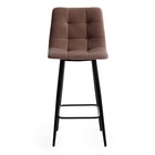 Стул полубарный CHILLY 7095пб, со спинкой, ткань, цвет бежевый barkhat 5/чёрный - Фото 1