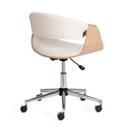 Кресло офисное для оператора BEND, экокожа/дерево, цвет натуральный/белый - Фото 4