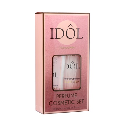 УЦЕНКА Подарочный набор женский IDOL pour femme: гель для душа 250 мл + крем-лосьон, 200 мл