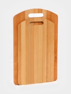 Доска разделочные, набор 2 шт., береза, 30×18×0.8 см, 35×22×0.8 см, пропитаны мин.маслом - Фото 1