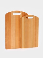 Доска разделочные, набор 2 шт., береза, 30×18×0.8 см, 35×22×0.8 см, пропитаны мин.маслом - Фото 3