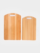 Доска разделочные, набор 2 шт., береза, 30×18×0.8 см, 35×22×0.8 см, пропитаны мин.маслом - Фото 5
