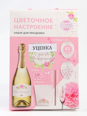 {{photo.Alt || photo.Description || 'УЦЕНКА Набор для оформления праздника «Розовое шампанское»'}}