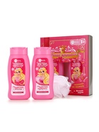 Набор детский «Нашей принцессе», гель-пена 250 мл, шампунь 250 мл, мочалка 25 г - Фото 1