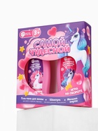 Набор детский «Самой чудесной», гель-пена 250 мл, шампунь 250 мл, мочалка 25 г, Чистое счастье - Фото 12