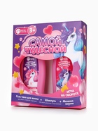 Набор детский «Самой чудесной», гель-пена 250 мл, шампунь 250 мл, мочалка 25 г, Чистое счастье - Фото 13