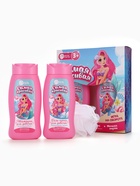 Набор детский «Самая красивая», гель-пена 250 мл, шампунь 250 мл, мочалка 25 г, Чистое счастье - Фото 3