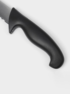 Нож кухонный для хлеба Sharp, лезвие 24.5 см, нержавеющая сталь, чёрная ручка - Фото 4