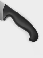 Нож для сыра с двумя ручками Sharp, лезвие 36.3 см, нержавеющая сталь, чёрная ручка - Фото 3