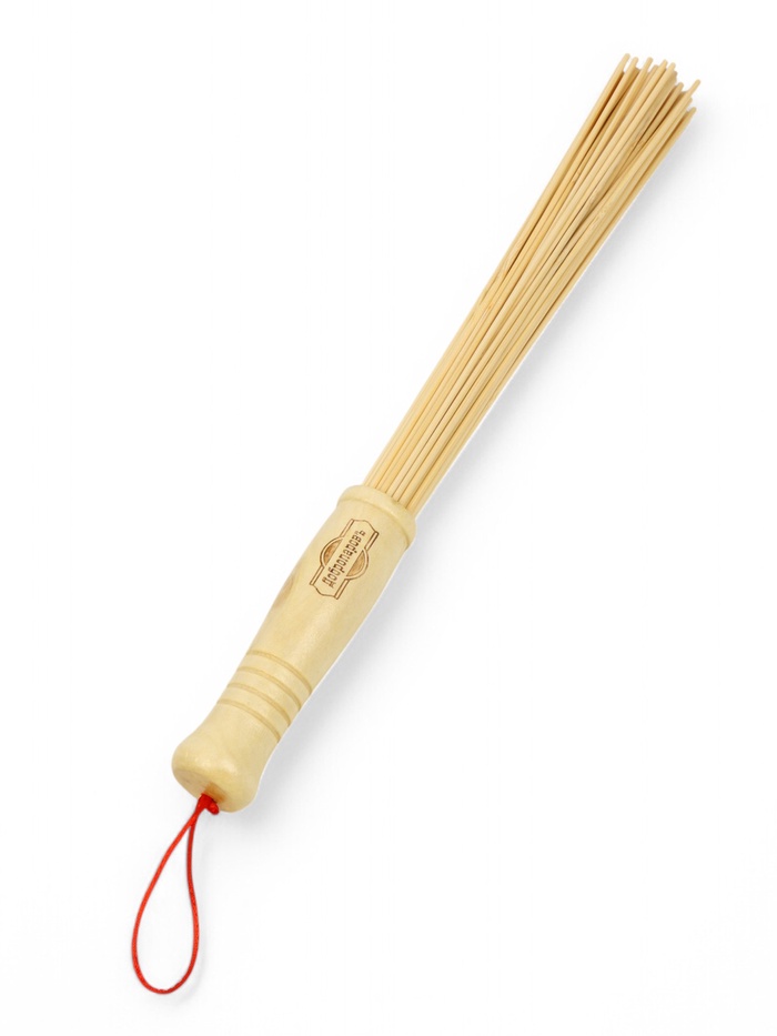 УЦЕНКА Веник массажный из бамбука 36см, 0,2см прут - Фото 1