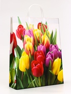 Пакет «Весенний букет», МИКС мягкий пластик, 41?32 см (комплект 10 шт) - фото 35481626