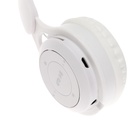 УЦЕНКА Наушники детские, беспроводные, накладные, с ушками зайца, Y08R, Bluetooth=5.1, с микрофоном, с подсветкой, 400 мАч, белые - Фото 6