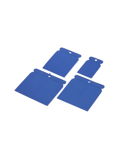 УЦЕНКА Набор шпателей ТУНДРА, «японские», пластиковые, 50- 80-100-120 мм, 4 шт.