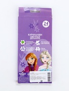 УЦЕНКА Карандаши цветные 24 цвета, двусторонние, Холодное сердце - Фото 7