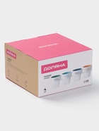 Набор кружек Доляна «Кофейная карта», 4 шт., 315 мл, 11×8.5×10 см, фарфор, белый - Фото 6