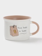 Кружка Доляна Breakfast, фарфор, 160 мл, 10×8×6 см, белая - Фото 2