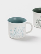 Набор кружек Доляна «Летний луг», 4 шт., 420 мл, 13×9.8×9 см, белый - Фото 3