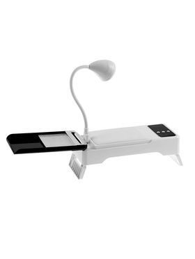 {{photo.Alt || photo.Description || 'УЦЕНКА Лампа для маникюра, LED, 24 диода, 72 Вт, от USB, складная, с дисплеем, белая'}}