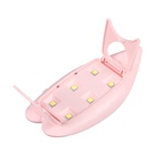 УЦЕНКА Лампа для маникюра LUF-09, UV/LED, 6 Вт, 6 диодов, розовая - Фото 4