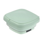 УЦЕНКА Портативная мини-стиральная машина LWM-04 с ведром 6 л, складная, зелёная - Фото 13